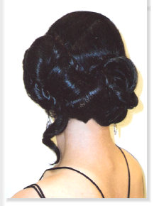 fashion forward spanish style chignon