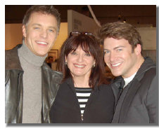 Steven Sabados & Chris Hydman with Sharon Danley HDTV Makeup specialist