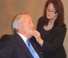 Brian Mulroney & Sharon Danley makeup artist