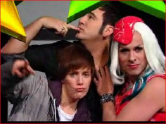 Justine Beiber, George Strombolopolous, Lady Gaga Characters