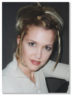 Young party makeup & hairstyling