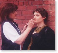 makeup & hair for fashion shoot