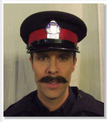 Alan Park as police officer