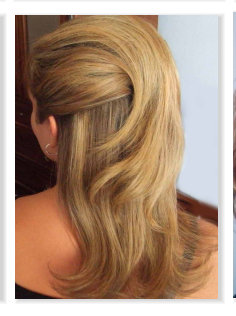 classic soft half up half down hairstyle