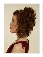 Vintage Hollywood Glam hairstyle & makeup