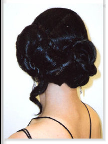 fashion forward spanish style chignon