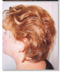 soft curl short swept back hairstyle