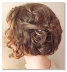 Classic hollywood loose chignon or bun