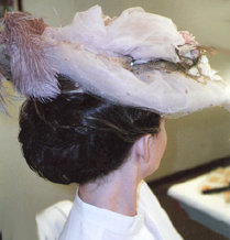 1900 Hairstyle with Hat