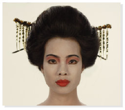 Geisha Hairstyle backview