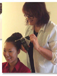 demonstrating toppik hair filler