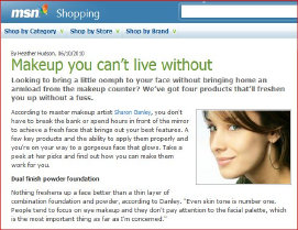 MSN - Makeup You Can't Live Without