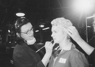 Makeup for Lancaster Bomber Period documentary