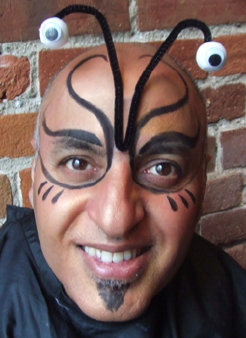 Bug face painting mask